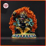  Tượng Phật Mật Tông, Tượng Bổn Tôn Vẽ Màu [Kim Cương Hỷ Lạc] Cỡ 14 Cm 