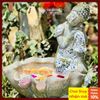  Tượng Phật An Nhiên Áo Rêu [Kim Cương Hỷ Lạc] Decor Trang Trí Nhà Cửa Sân Vườn Có Bể 