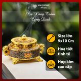  Lư Hương Đốt Trầm Lư Xông Trầm Hương Mật Tông [Kim Cương Hỷ Lạc] Mẫu Mới Size Lớn 