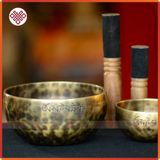  Chuông Xoay Full Moon Nepal [Kim Cương Hỷ Lạc] Size 10Cm, 15Cm - Thủ Công 