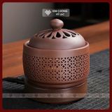 Lư Xông Trầm Bằng Điện, Lư Điện Đốt Trầm Hương [Kim Cương Hỷ Lạc] Chất Liệu Gốm Cao Cấp 