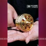  Kinh Luân Cầm Tay Siêu Biến Chú Cán Gỗ [Kim Cương Hỷ Lạc] Trọn Bộ Có Đế Cắm, Cao 17Cm 