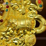  Thất Bảo Hợp Nhất Đồ Thờ Cúng Mật Tông[ Kim Cương Hỷ Lạc] Hợp Kim 