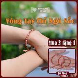  Vòng Tay Phong Thủy, Vòng Phong Thủy May Mắn Ngũ Sắc Mật Tông [Kim Cương Hỷ Lạc] Hàng Thủ Công 