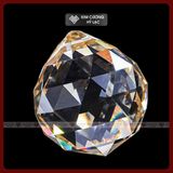  Quả Cầu Treo Pha Lê Phong Thủy [Kim Cương Hỷ Lạc] Độ Trong Suốt Rất Cao, Size 4 - 5 - 6 - 7 - 8 Cm 