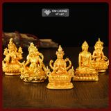  Tượng Phật Mật Tông Hợp Kim Cao Cấp [Kim Cương Hỷ Lạc] Tượng Hoàng Thần Tài, Tara Xanh Nhiều Mẫu 