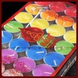  Nến Bơ Xịn - Nến Bơ Cúng Phật Cao Cấp [Kim Cương Hỷ Lạc] Nến Bơ Tự Nhiên An Toàn Cháy 4h Không Khói 