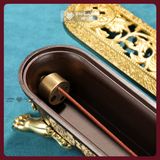  Lư Xông Đồng Cao Cấp- Lư Xông Khói Cúng Dường Mật Tông [Kim Cương Hỷ Lạc] Lư Xông Khắc Bát Cát Tường 