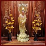  Bình Hoa Sen Hợp Kim Trang Trí Ban Thờ [Kim Cương Hỷ Lạc] Cặp Bình Sen Hợp Kim Nhiều Kích Thước 