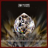  Quả Cầu Treo Pha Lê Phong Thủy [Kim Cương Hỷ Lạc] Độ Trong Suốt Rất Cao, Size 4 - 5 - 6 - 7 - 8 Cm 