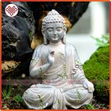 Tượng Phật Decor Trang Trí Ngoài Trời [Kim Cương Hỷ Lạc] 17Cm 