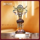  Bộ 8 Món Bát Bảo Cúng Dường Phật [Kim Cương Hỷ Lạc] Bộ Bát Cát Tường Lưu Ly Cao Cấp Size Lớn 