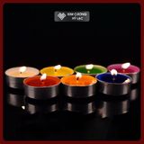  Nến Bơ Xịn - Nến Bơ Cúng Phật Cao Cấp [Kim Cương Hỷ Lạc] Nến Bơ Tự Nhiên An Toàn Cháy 4h Không Khói 