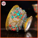  Chén Cúng Dường Mật Tông [Kim Cương Hỷ Lạc] Nepal 