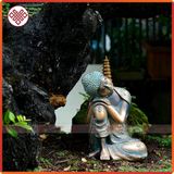  Tượng Phật An Nhiên Giả Đồng [Kim Cương Hỷ Lạc] Decor Trang Trí Nhà Cửa Sân Vườn 23Cm 