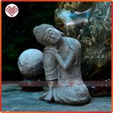  Tượng Phật An Nhiên [Kim Cương Hỷ Lạc] Decor Trang Trí Nhà Cửa Sân Vườn 22Cm 