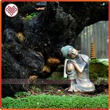  Tượng Phật An Nhiên Giả Đồng [Kim Cương Hỷ Lạc] Decor Trang Trí Nhà Cửa Sân Vườn 23Cm 