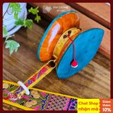  Trống Damaru [Kim Cương Hỷ Lạc] Xuất Xứ Nepal 12x7cm 