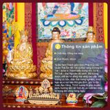  Bộ Tượng Ta Bà Tam Thánh, Thích Ca, Địa Tạng, Quan Âm [Kim Cương Hỷ Lạc] Tam Thánh Đồng Mạ Vàng 40cm 