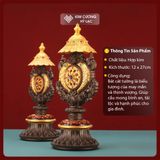  Bát Cát Tường Hợp Nhất Mật Tông [Kim Cương Hỷ Lạc] Hợp Kim Cao Cấp - May Mắn Thịnh Vượng 