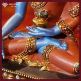  Tượng Phật Dược Sư Lưu Ly Quang Vương Phật [Kim Cương Hỷ Lạc] Tượng Dược Sư Đồng Vẽ Màu Cao Cấp 