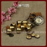  Chuông Gió Phong Thủy, Chuông Gió Nhiều Tầng [Kim Cương Hỷ Lạc] Chuông 2 Tầng Âm Thanh Dễ Chịu 