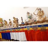  Rèm Quây Trang Trí Bàn Thờ Mật Tông [ Kim Cương Hỷ Lạc ] 500X30Cm 