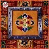  Đệm Thiền Mật Tông, Đệm Ngồi Bệt [Kim Cương Hỷ Lạc] Kích Thước 80x80cm Tây Tạng 