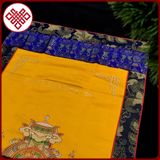  Rèm Cửa Trang Trí Bàn Thờ Mật Tông [Kim Cương Hỷ Lạc] Bát Cát Tường Màu Vàng 