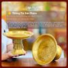  Đĩa Thờ Bằng Đồng, Đĩa Đựng Hoa Quả Ban Thờ [Kim Cương Hỷ Lạc] Đĩa Cúng, Đĩa Thờ Hoa Quả Bằng Đồng 