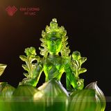  Tượng Tara Xanh Mật Tông [Kim Cương Hỷ Lạc] Lưu Ly 