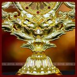  Bát Cát Tường Hợp Nhất, 8 Biểu Tượng Cát Tường [Kim Cương Hỷ Lạc] Hợp Kim Cao Cấp Màu Vàng Size 25cm 