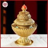  Bảo Bình Mật Tông [Kim Cương Hỷ Lạc] Đồng Mạ Vàng 