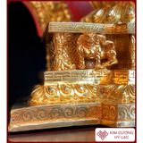  Tượng Phật Thiên Thủ Thiên Nhãn Mật Tông [Kim Cương Hỷ Lạc] Đồng Nepal 