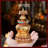  Bảo Tháp Mật Tông Đồng Cao Cấp [Kim Cương Hỷ Lạc] Bảo Tháp Cúng Dường Mật Tông, Trang Trí Ban Thờ 