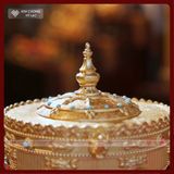  Kinh Luân Điện 25 Triệu Biến Lục Tự [Kim Cương Hỷ Lạc] Đồng Mạ Vàng Cao Cấp 28Cm Bảo Hành 1 Năm 