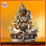  Tượng Phật Mật Tông Chất Liệu Đồng Nạm Bạc [Kim Cương Hỷ Lạc] Tôn Tượng Các Vị Phật Kích Thước 9.5cm 