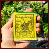  Cờ Lung Ta Mật Tông, Cờ Cầu Nguyện Phật Giáo [Kim Cương Hỷ Lạc] 20x15cm, dây 2m 