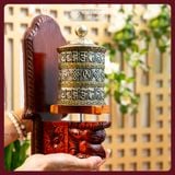  Kinh Luân Treo Tường Nepal - Nhiều Mẫu [ Kim Cương Hỷ Lạc] Kinh Luân Thủ Công Nepal, Dùng Treo Tường 