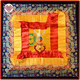  Lọng Trang Trí Bàn Thờ Mật Tông - Bảo Cái [Kim Cương Hỷ Lạc] Chày Kim Cương Đôi 