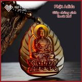  Dây Chuyền Mặt Phật [Kim Cương Hỷ Lạc] Đeo Cổ Lưu Ly 