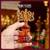  Bát Bảo Cát Tường -Bát Cát Tường Lưu Ly Cao Cấp [Kim Cương Hỷ Lạc] Bộ Bát Cát Tường Cúng Dường 13cm 