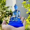  Tượng Phật Dược Sư Mật Tông [ Kim Cương Hỷ Lạc] Lưu Ly Xanh Dương 18cm 