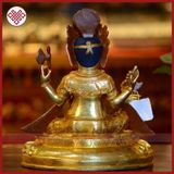  Tượng Ganesha Mật Tông [ Kim Cương Hỷ Lac ] Nepal Đồng Mạ Vàng 30Cm 