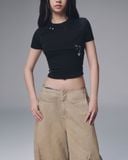  BUNNY CHARM VER.BABY TEE (BLACK) 