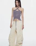  CHERIE HALTER TOP (GREY) 