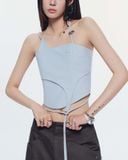  LULLABY HALTER TOP (BLUE) 