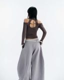  CASPIAN LONG SLEEVE TOP (GREY) 