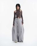  LUFT PANTS (GREY BLUE STRIPES) 