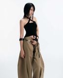  CHERIE HALTER TOP (BLACK) 